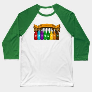 Zombie Perks Top Shelf Perkaholic on Lime Green Baseball T-Shirt